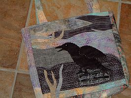 crow purse