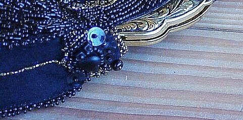 Black and Gold Purse Gussett