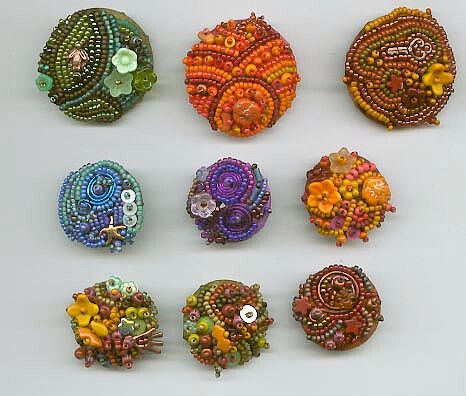 beaded buttons