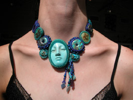 collage necklace