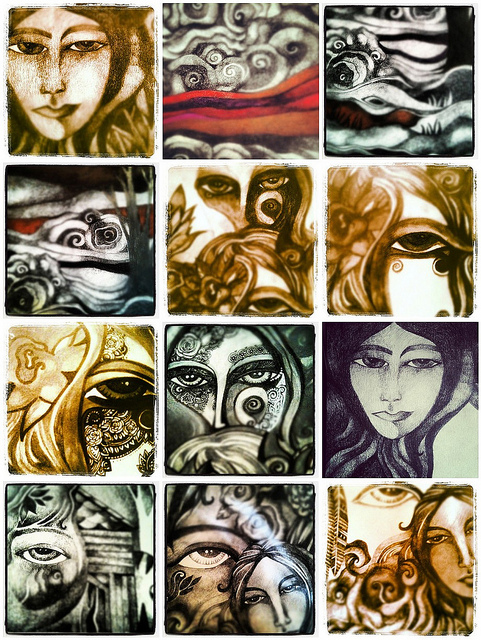 instagram + pencil