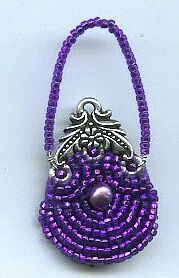 purple purse button