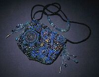 Blue Purse back